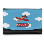 Airplane Genuine Leather Women's Wallet - Small (Personalized)