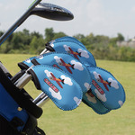 Airplane Golf Club Iron Cover - Set of 9 (Personalized)