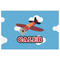 Airplane Indoor / Outdoor Rug - 4'x6' - Front Flat