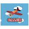 Airplane Indoor / Outdoor Rug - 8'x10' - Front Flat