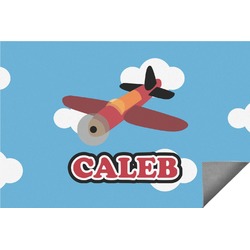 Airplane Indoor / Outdoor Rug - 4'x6' (Personalized)
