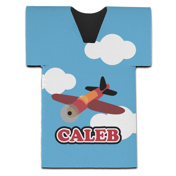 Custom Airplane Jersey Bottle Cooler (Personalized)