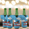 Airplane Jersey Bottle Cooler - Set of 4 - LIFESTYLE