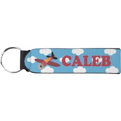 Airplane Neoprene Keychain Fob (Personalized)