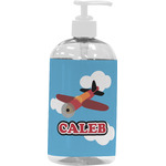 Airplane Plastic Soap / Lotion Dispenser (16 oz - Large - White) (Personalized)