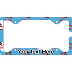 Airplane License Plate Frame - Style C (Personalized)