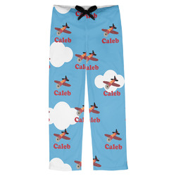 Airplane Mens Pajama Pants - L (Personalized)