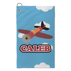 Airplane Microfiber Golf Towel - Small (Personalized)