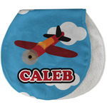 Airplane Burp Pad - Velour w/ Name or Text