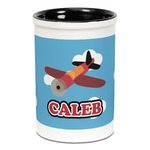 Airplane Ceramic Pencil Holders - Black