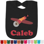 Airplane Cotton Baby Bib (Personalized)