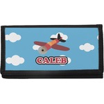 Airplane Canvas Checkbook Cover (Personalized)