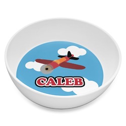 Airplane Melamine Bowl - 8 oz (Personalized)