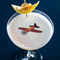 Airplane Printed Drink Topper - Large - In Context