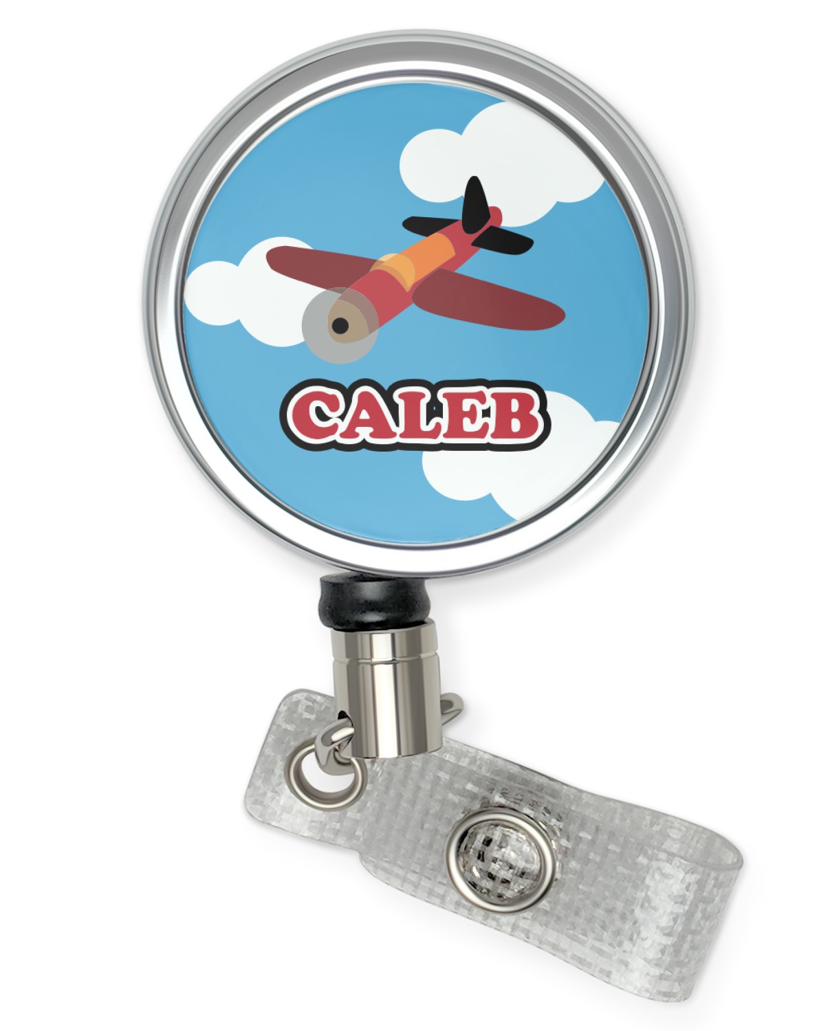 Custom Airline Badge Reel+Holder