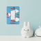 Airplane Rocker Light Switch Covers - Single - IN CONTEXT