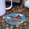 Airplane Round Paper Coaster - Front