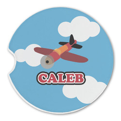Airplane Sandstone Car Coaster - Single (Personalized)