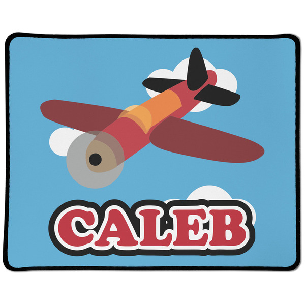 Custom Airplane Large Gaming Mouse Pad - 12.5" x 10" (Personalized)