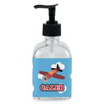 Airplane Glass Soap & Lotion Bottle - Single Bottle (Personalized)