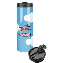 Airplane Stainless Steel Skinny Tumbler (Personalized)