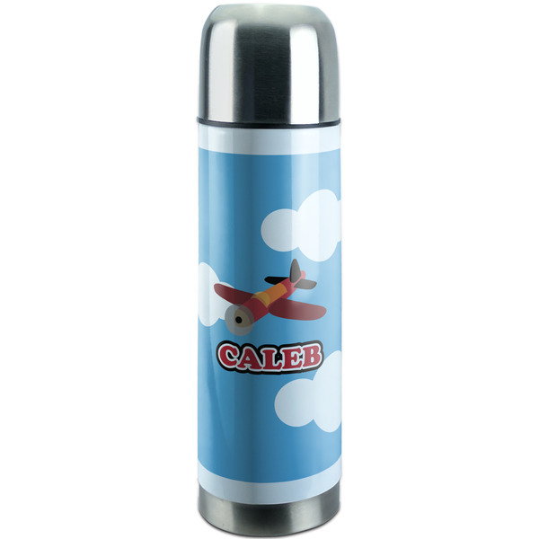 Custom Airplane Stainless Steel Thermos (Personalized)