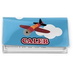 Airplane Vinyl Checkbook Cover (Personalized)