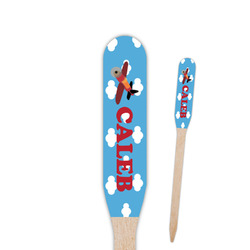 Airplane Paddle Wooden Food Picks - Single Sided (Personalized)