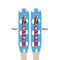 Airplane Wooden Food Pick - Paddle - Double Sided - Front & Back