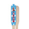 Airplane Wooden Food Pick - Paddle - Single Sided - Front & Back