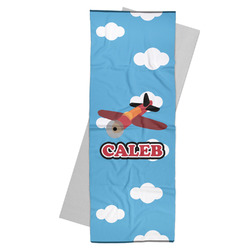 Airplane Yoga Mat Towel (Personalized)
