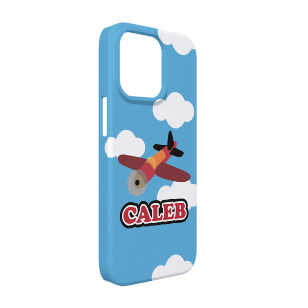 Custom Airplane iPhone Case - Plastic - iPhone 13 (Personalized)