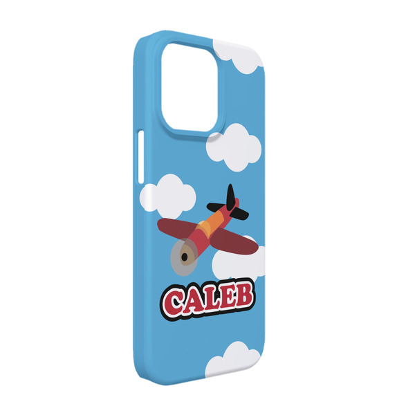 Custom Airplane iPhone Case - Plastic - iPhone 13 Pro (Personalized)