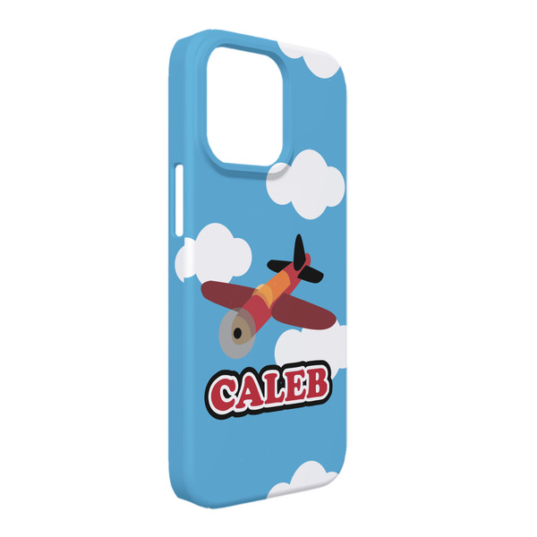 Custom Airplane iPhone Case - Plastic - iPhone 13 Pro Max (Personalized)