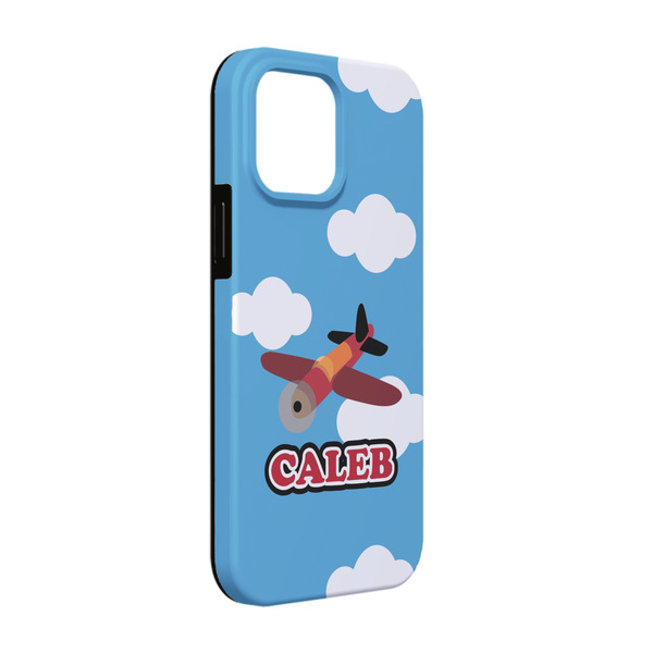 Custom Airplane iPhone Case - Rubber Lined - iPhone 13 Pro (Personalized)