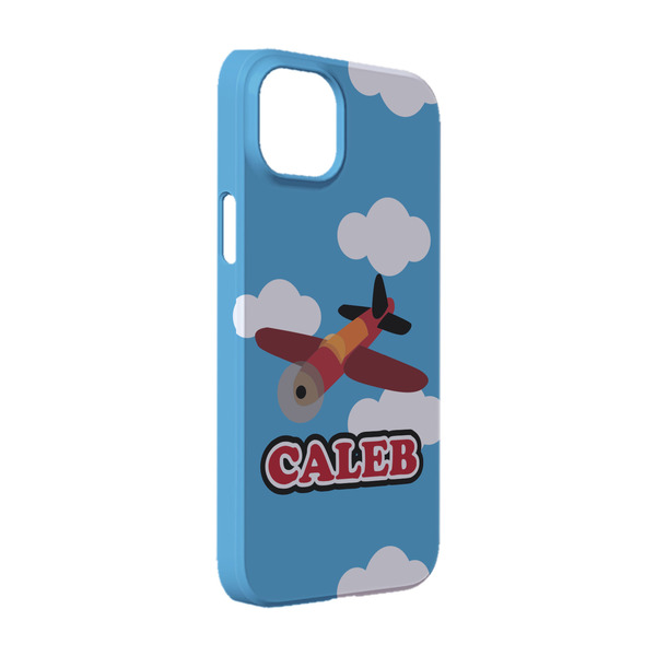 Custom Airplane iPhone Case - Plastic - iPhone 14 (Personalized)