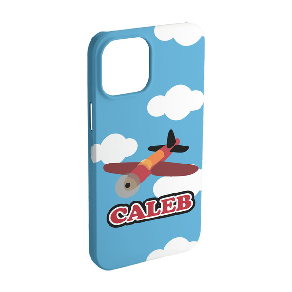 Custom Airplane iPhone Case - Plastic - iPhone 15 (Personalized)