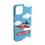 Airplane iPhone Case - Plastic - iPhone 15 Pro (Personalized)