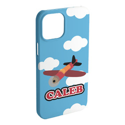 Airplane iPhone Case - Plastic - iPhone 15 Pro Max (Personalized)