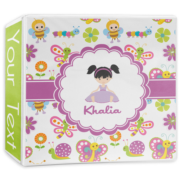 Custom Butterflies 3-Ring Binder - 3 inch (Personalized)