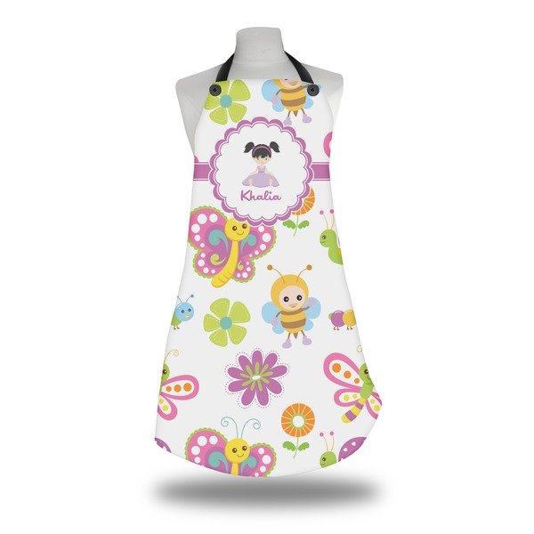 Custom Butterflies Apron w/ Name or Text