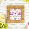 Butterflies Bamboo Trivet with 6" Tile - LIFESTYLE