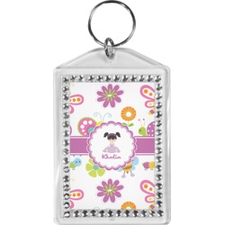 Butterflies Bling Keychain (Personalized)