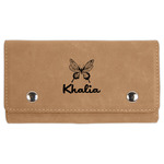 Butterflies Cards & Dice Set - Light Brown (Personalized)