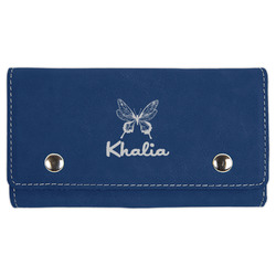 Butterflies Cards & Dice Set - Navy Blue (Personalized)