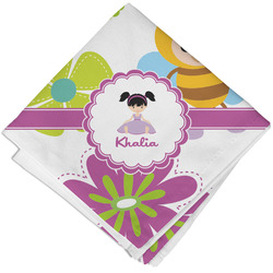 Butterflies Cloth Cocktail Napkin - Single w/ Name or Text
