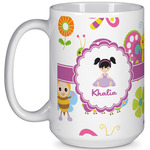 Butterflies 15 Oz Coffee Mug - White (Personalized)