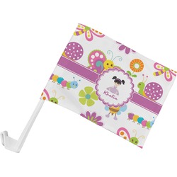 Butterflies Car Flag - Small w/ Name or Text