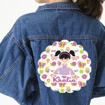 Butterflies Twill Iron On Patch - Custom Shape - 3XL (Personalized)