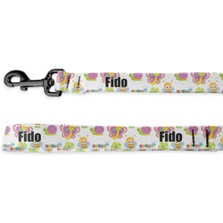 Butterflies Deluxe Dog Leash - 4 ft (Personalized)